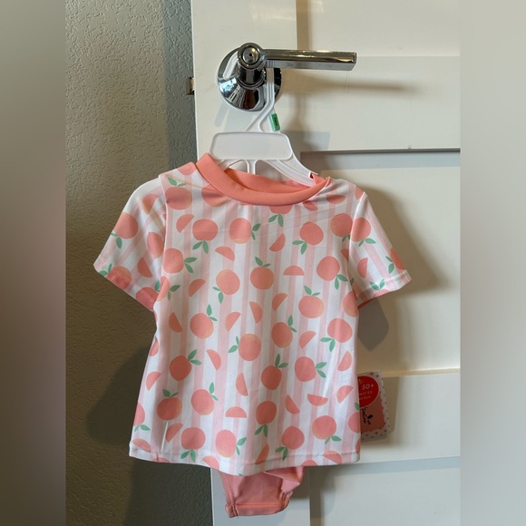 Floatimini Little Girl Peach Swimsuit - BRAND NEW - 18M - Picture 6 of 6